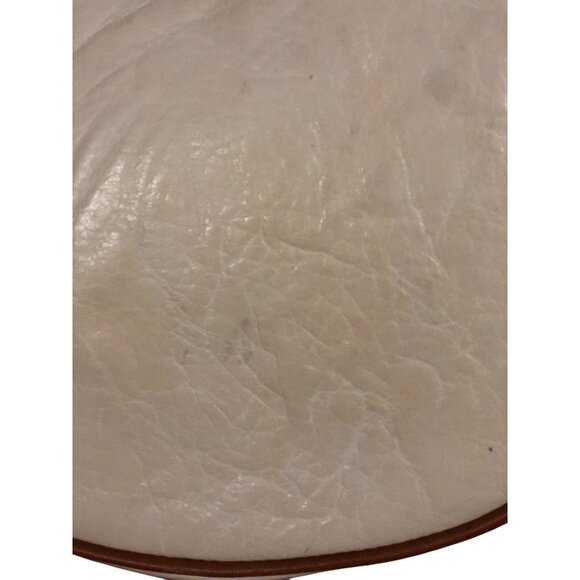 American Rag Pink Rose Vine Cream Boho Cottage Crossbody Bag Brown Braided Strap - Picture 7 of 16